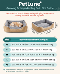 Calming Orthopedic Dog Bed