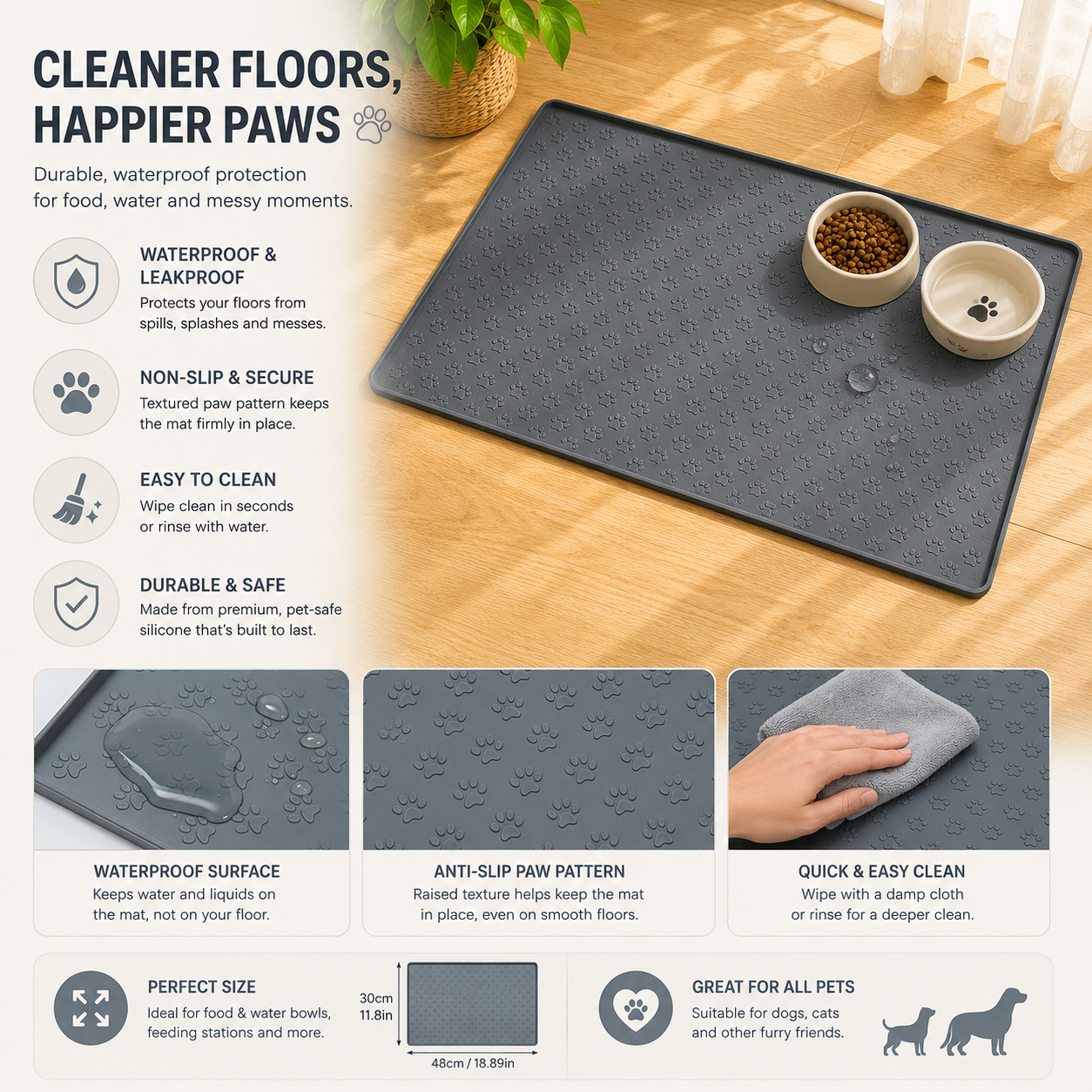 Silicone Pet Feeding Mat