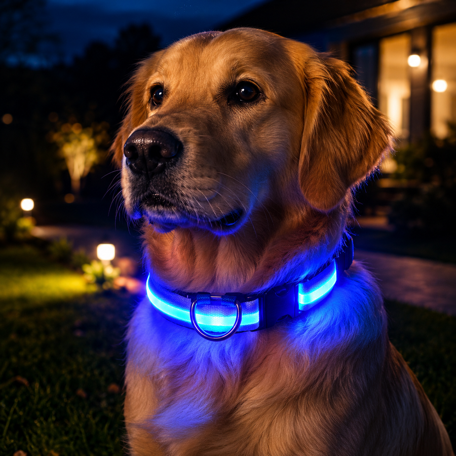 Rechargeable LED Dog Collar