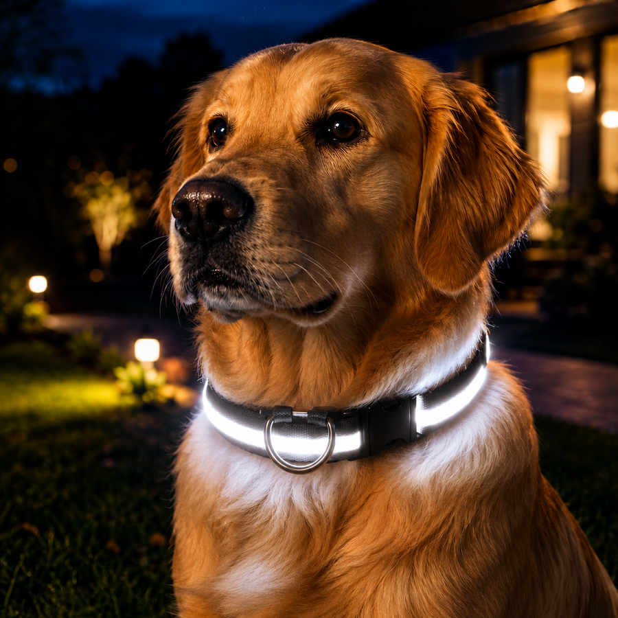 Rechargeable LED Dog Collar