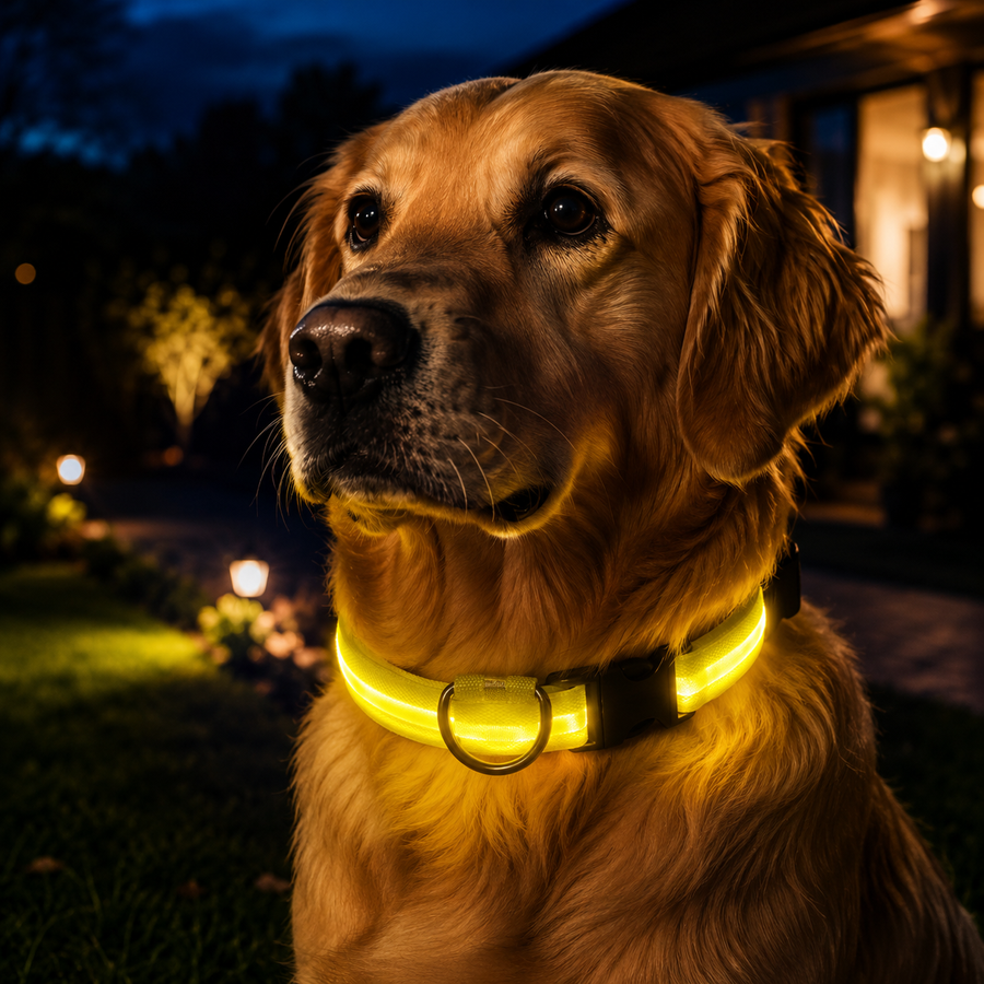 Rechargeable LED Dog Collar