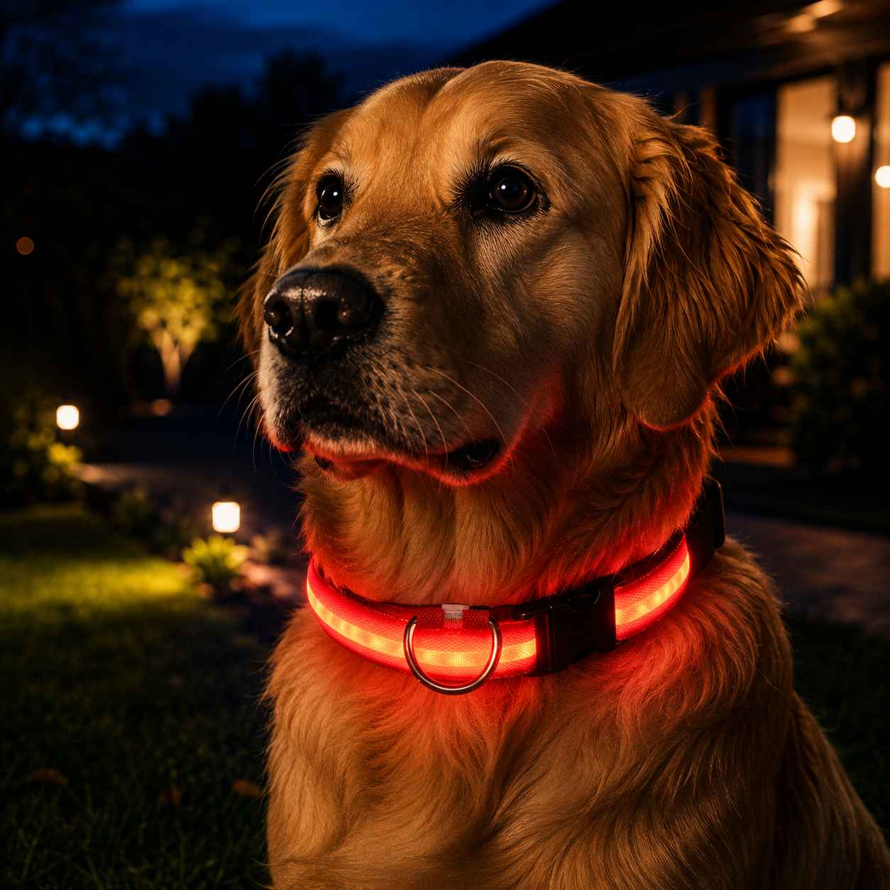 Rechargeable LED Dog Collar