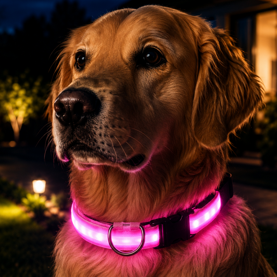 Rechargeable LED Dog Collar