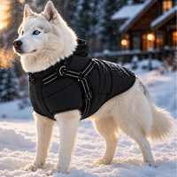 Dog Puffer Harness Vest Coat