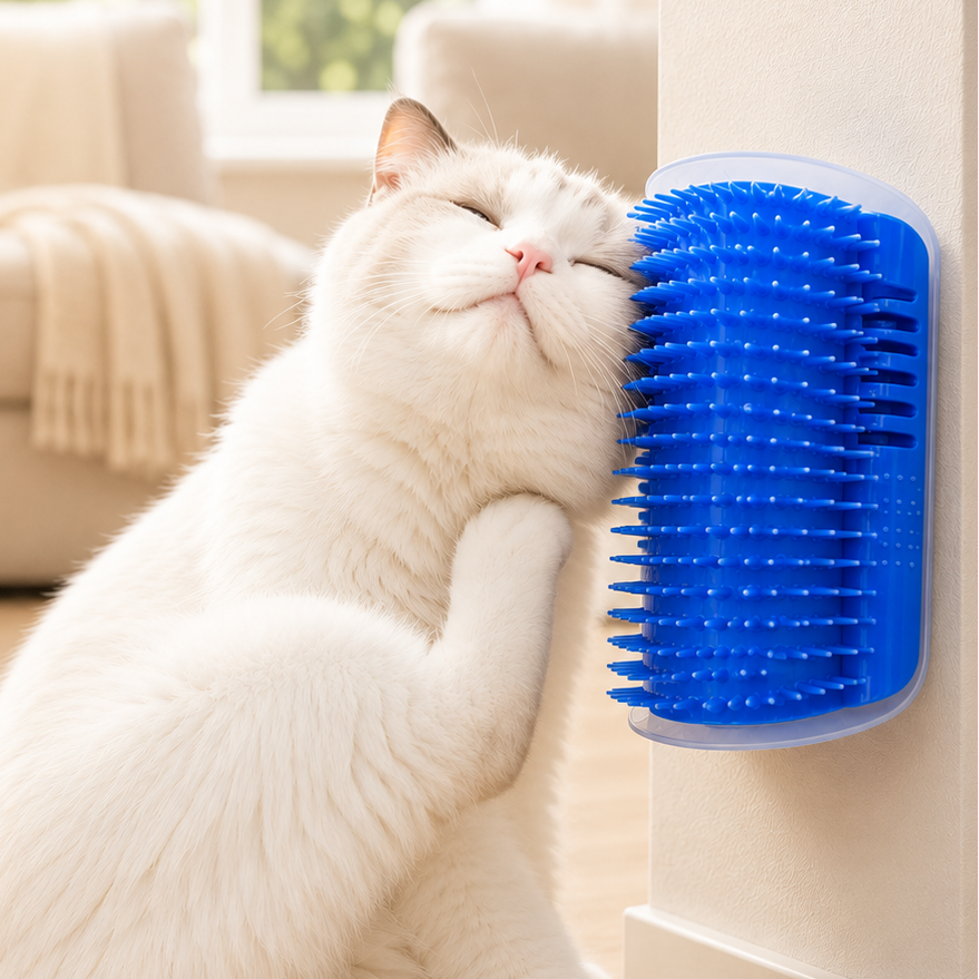 Self-Grooming Cat Massage Scratcher