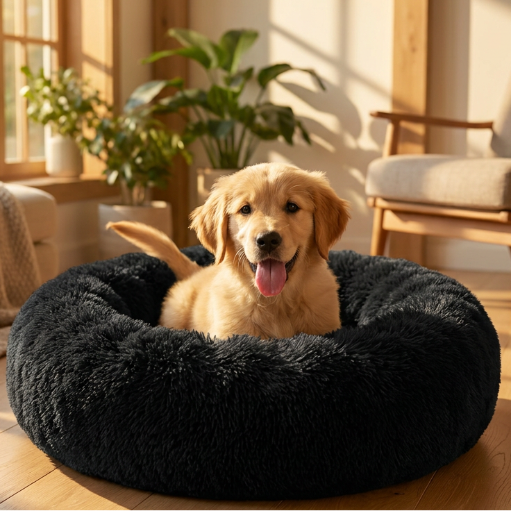 Calming Anti-Anxiety Plush Bed