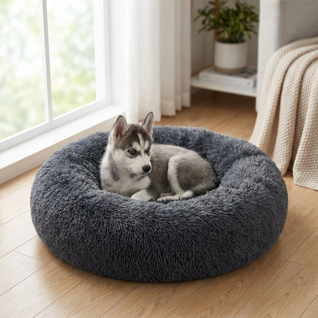 Calming Anti-Anxiety Plush Bed