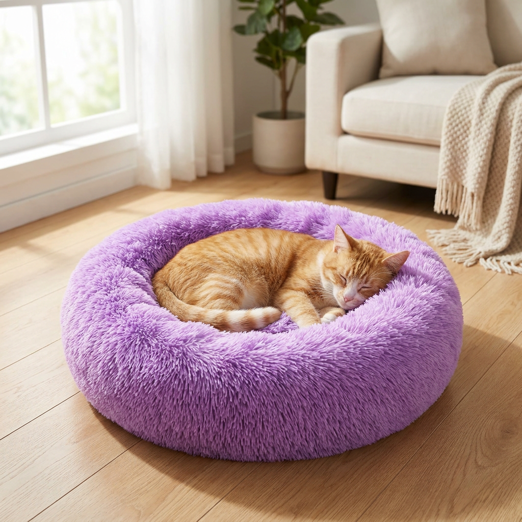 Calming Anti-Anxiety Plush Bed