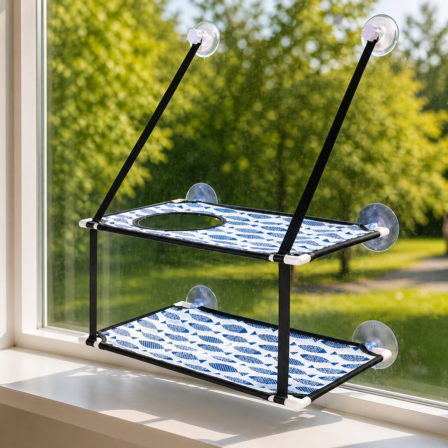 Double Layer Window Cat Hammock