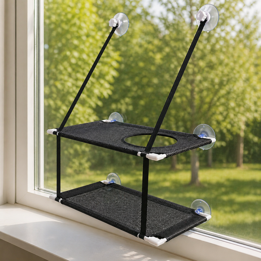 Double Layer Window Cat Hammock