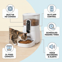 2L Smart Wi-Fi Pet Feeder with Camera feature infographic