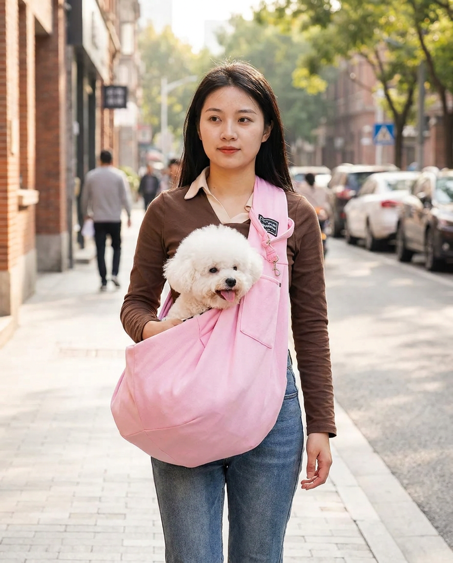 Pet Crossbody Sling Carrier Bag