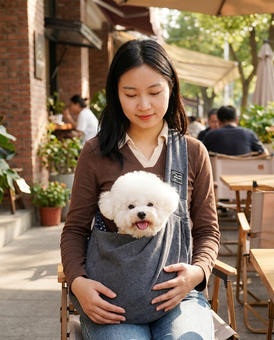 Pet Crossbody Sling Carrier Bag