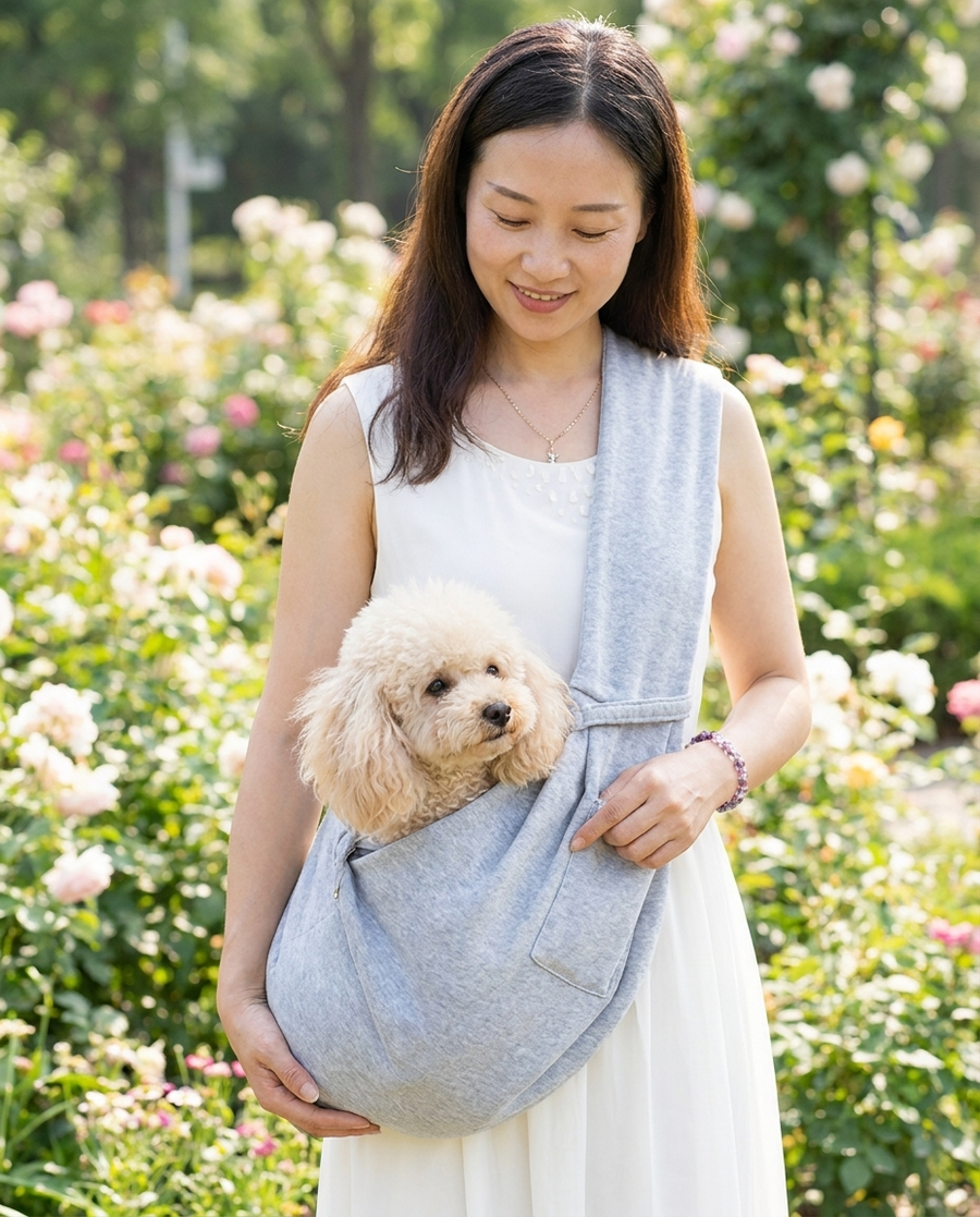 Pet Crossbody Sling Carrier Bag