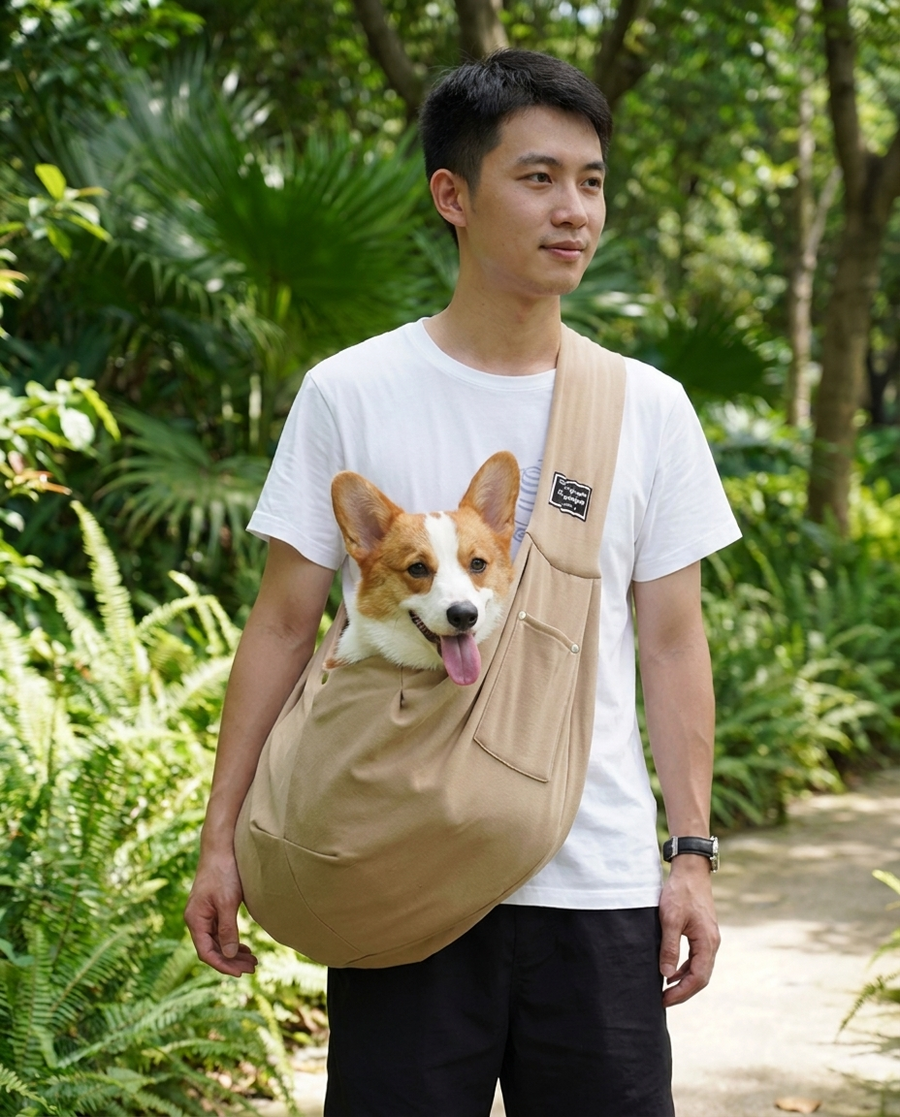 Pet Crossbody Sling Carrier Bag