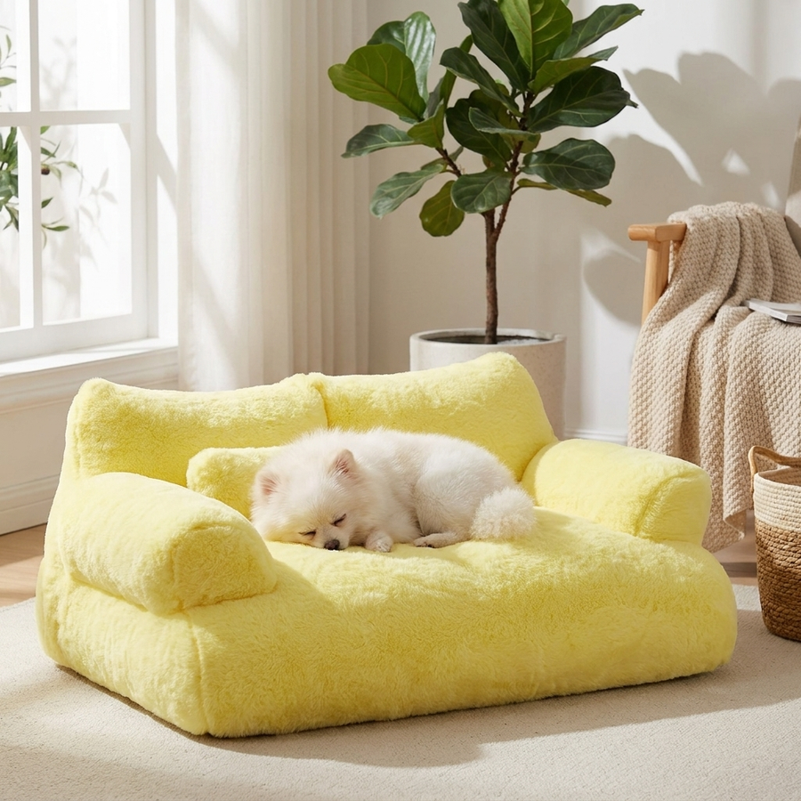 Luxury Plush Pet Sofa Bed