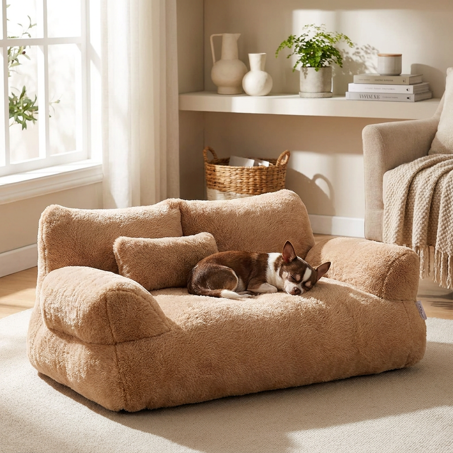 Luxury Plush Pet Sofa Bed