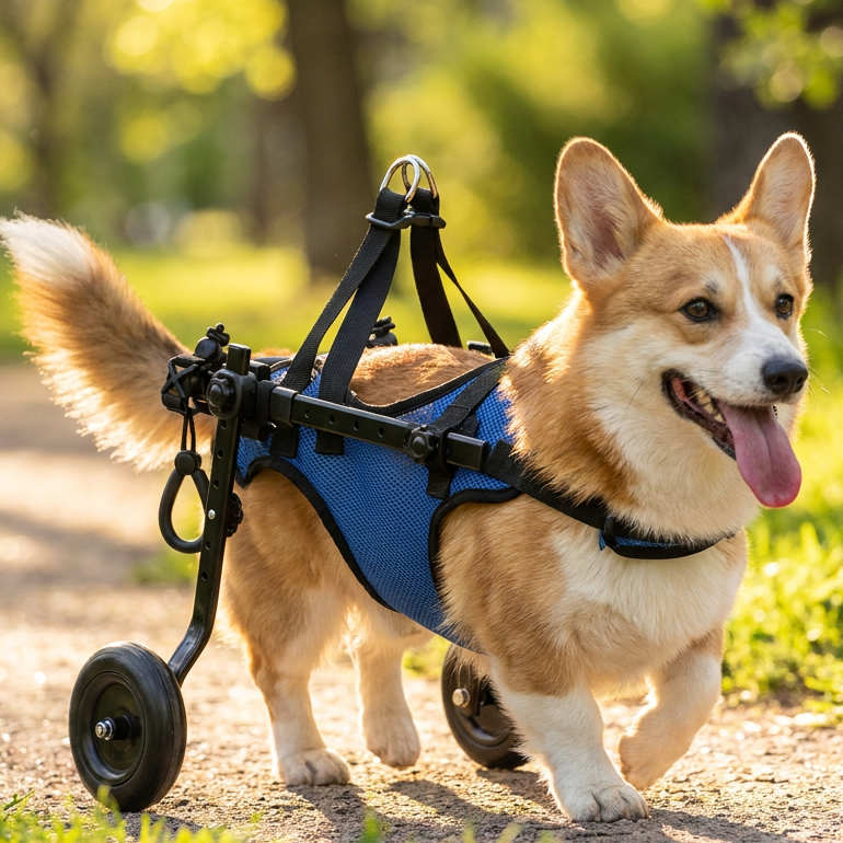 Adjustable Pet Wheelchair Cart