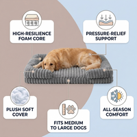 Orthopedic Plush Dog Bed