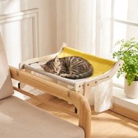 Wooden Cat Hammock Bed