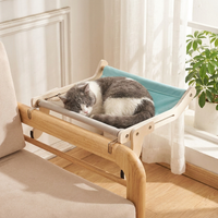 Wooden Cat Hammock Bed