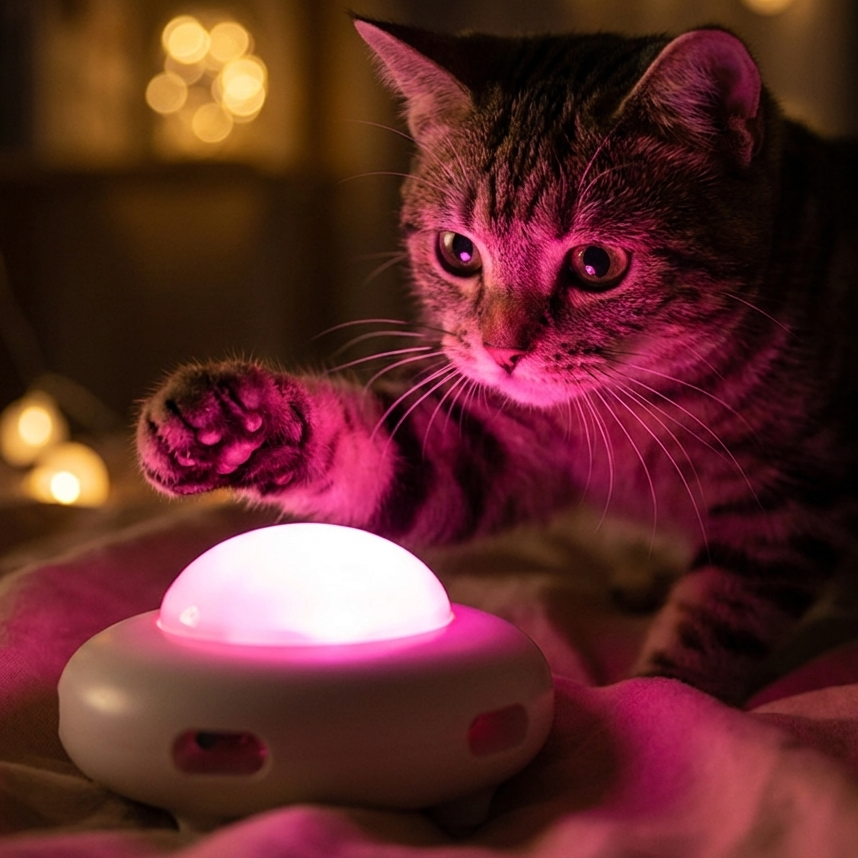 UFO Spinning Cat Toy