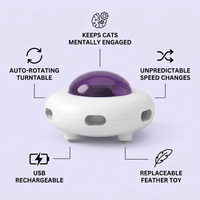 UFO Spinning Cat Toy