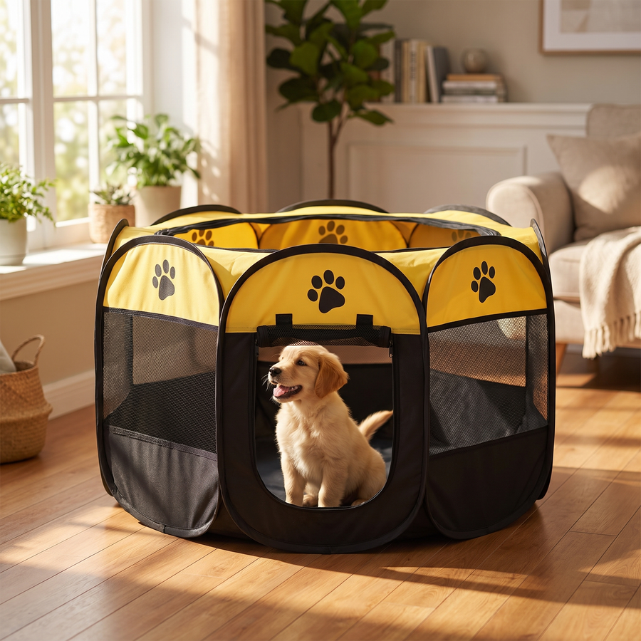 Foldable Pet Playpen Kennel