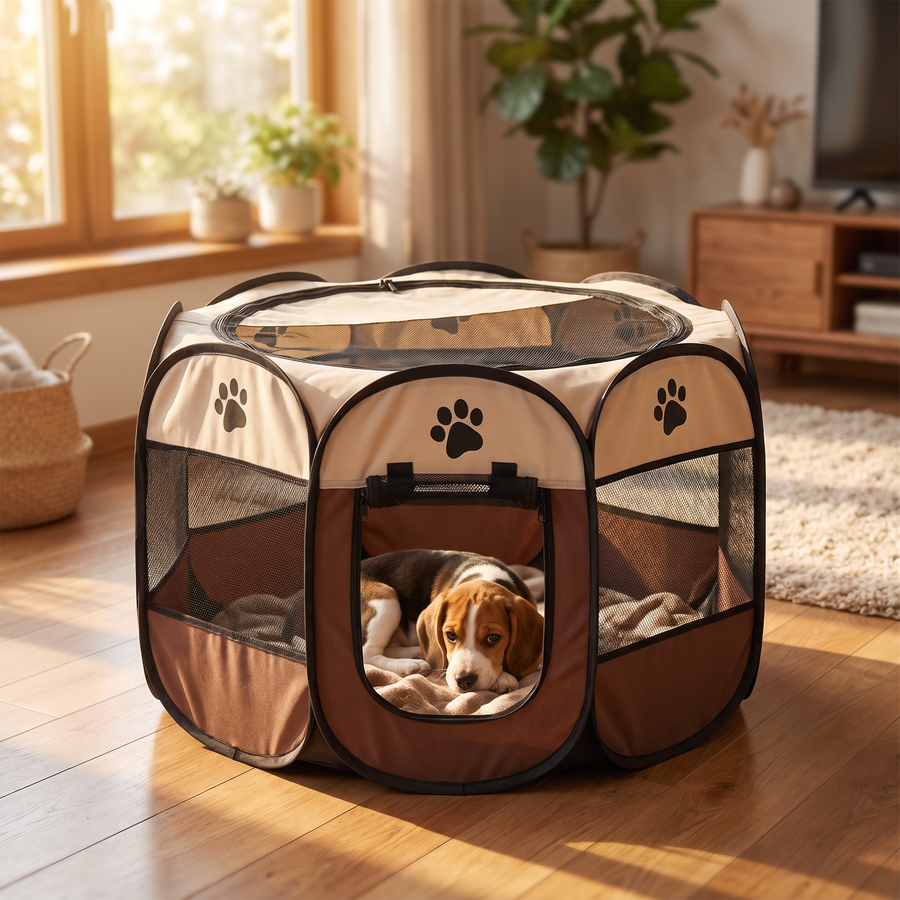 Foldable Pet Playpen Kennel