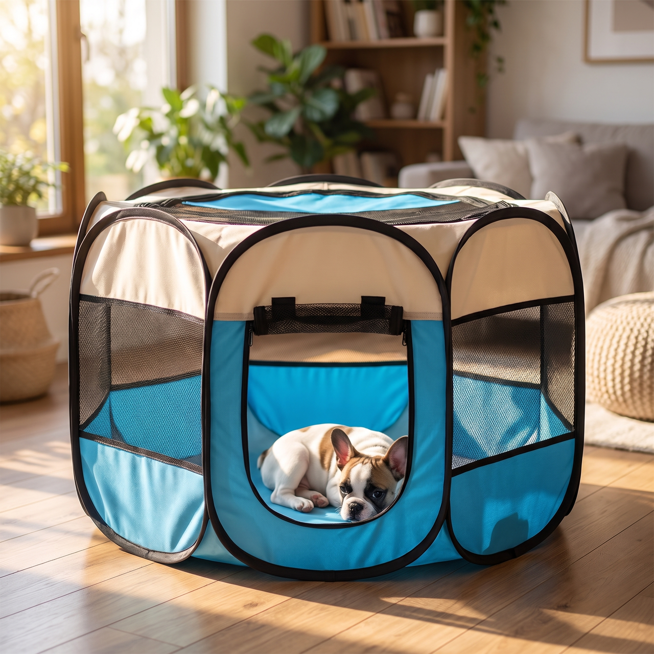 Foldable Pet Playpen Kennel