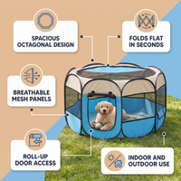 Foldable Pet Playpen Kennel