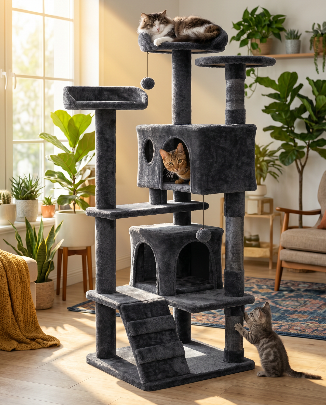 Multi-Level Cat Tree