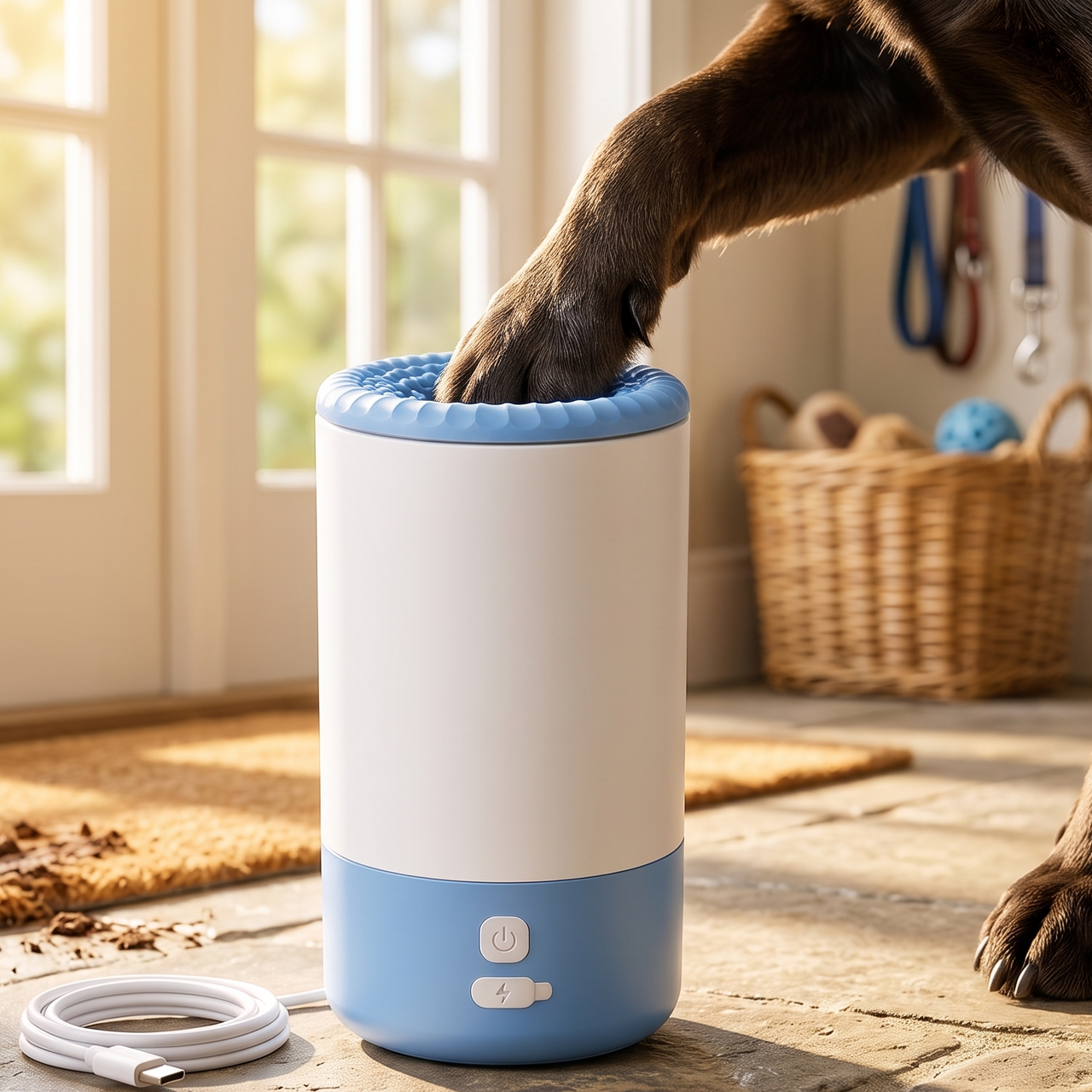 Electric Pet Paw Cleaner Cup