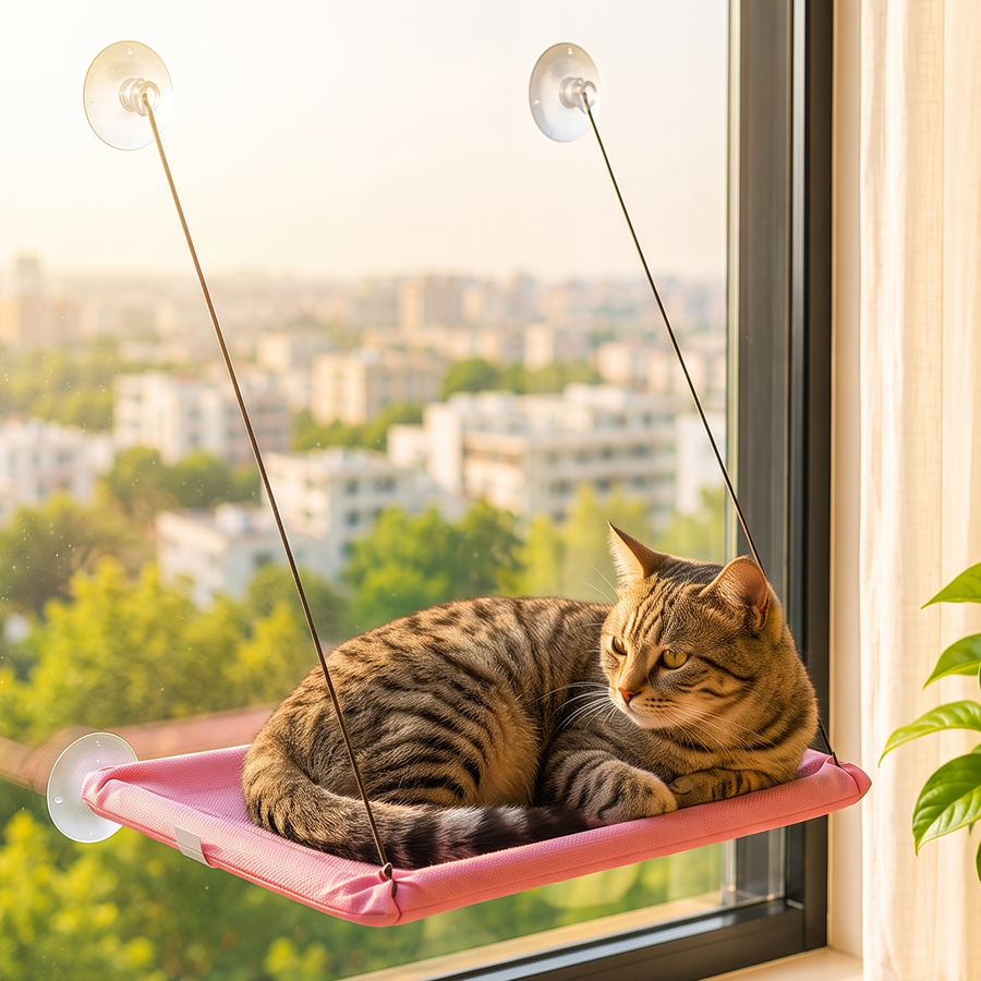 Window Mounted Cat Hammock
