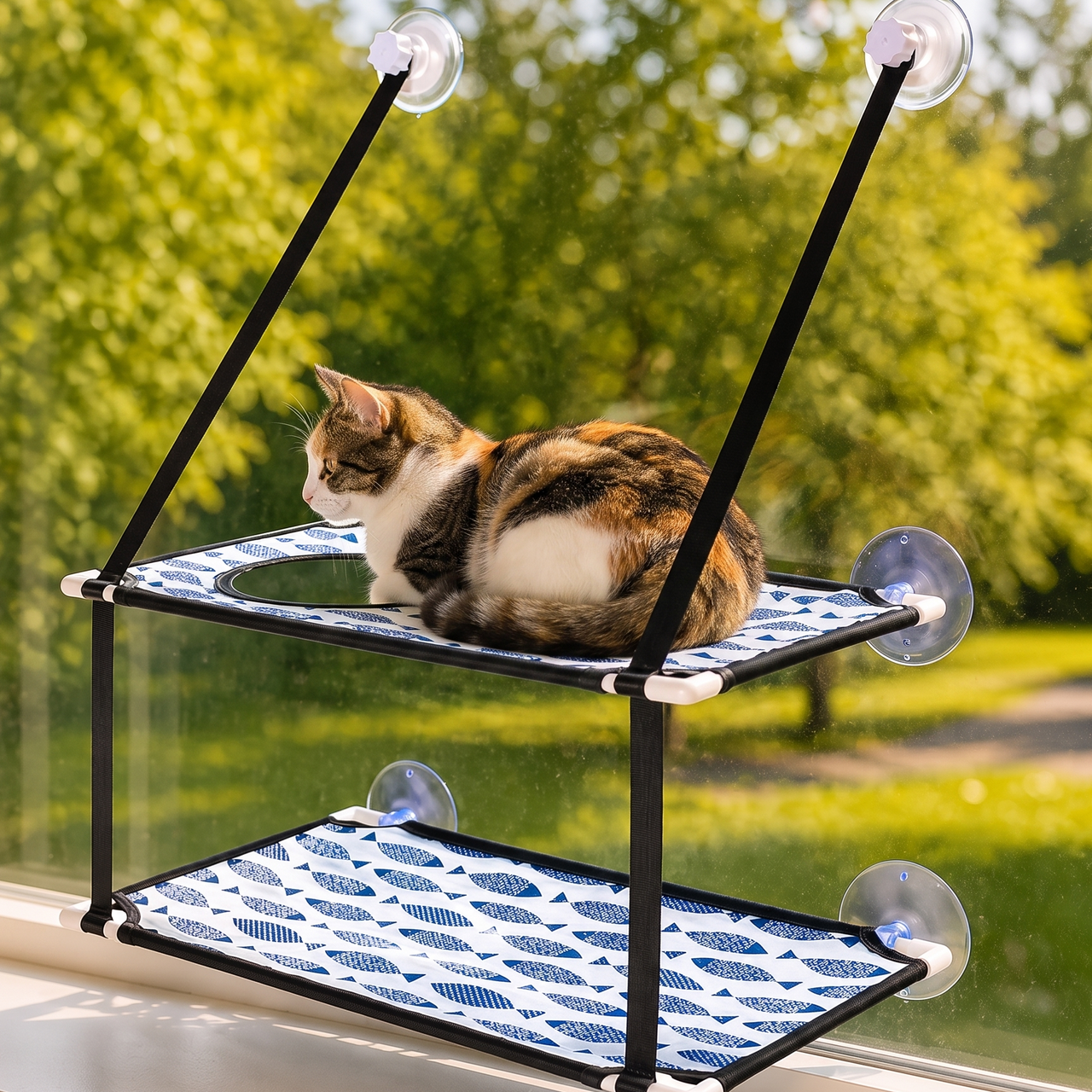 Double Layer Window Cat Hammock